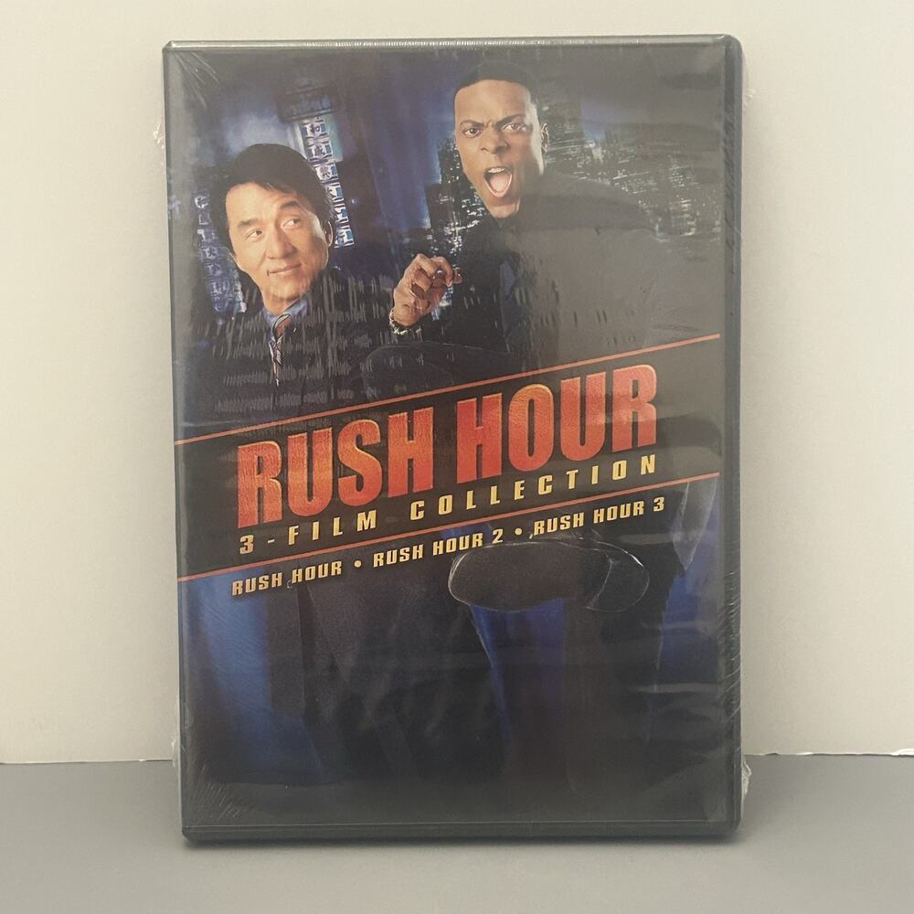Rush Hour 3 Film Collection DVD Rush Hour 1,2,3 Jackie Chan /Chris Tucker NEW